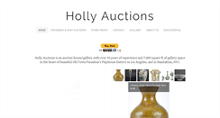 Desktop Screenshot of hollyauctions.com